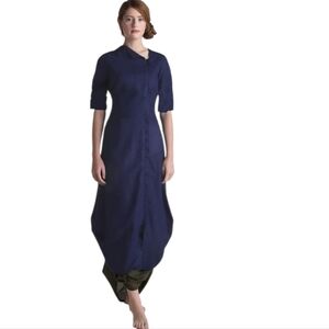 Kim Schalk Artemisia Lagenlook Maxi Dress – Navy, Size XS